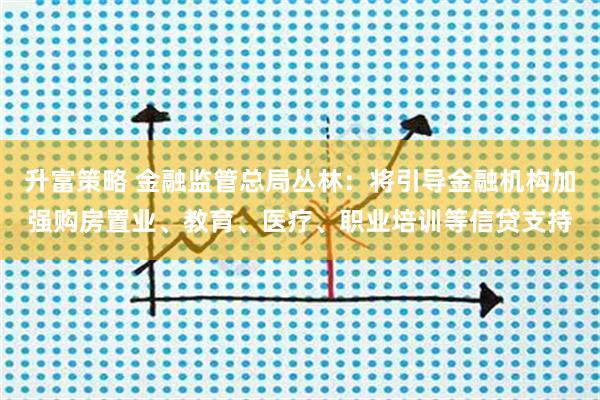 升富策略 金融监管总局丛林：将引导金融机构加强购房置业、教育、医疗、职业培训等信贷支持